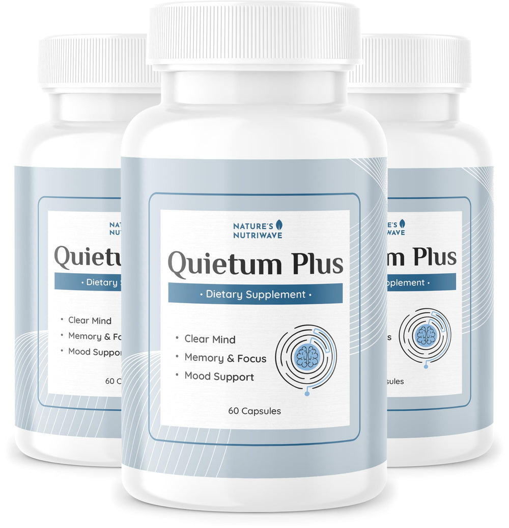 Nature’s NutriWave Quietum Plus bottle for daily plant-based wellness.