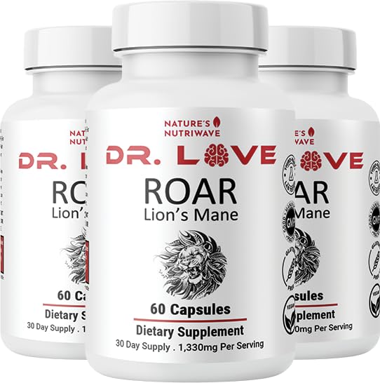 Nature’s NutriWave ROAR bottle front view supports daily focus.