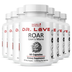 Nature’s NutriWave ROAR bottle with Lion’s Mane blend supports daily focus and balanced energy.