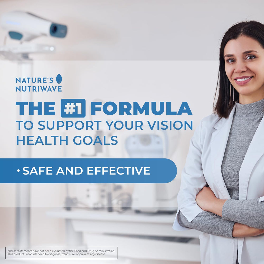 Nature's NutriWave Sight Easy bottle-pour illustrates simple daily use and dosing.