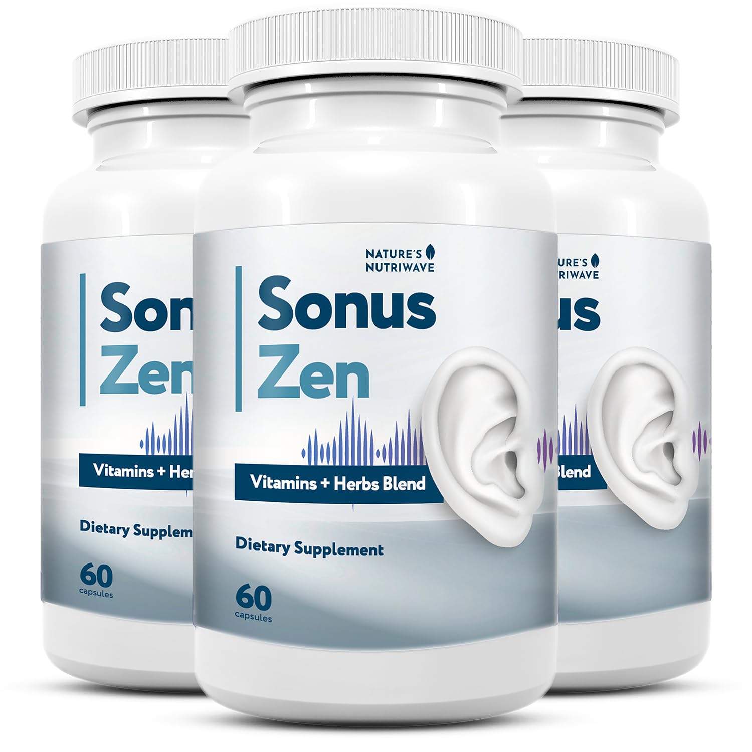Nature's NutriWave SonusZen bottle for daily wellness support