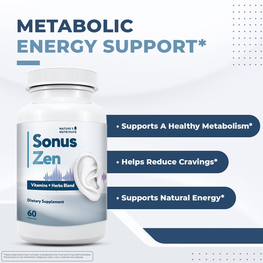 Nature's NutriWave SonusZen capsules ready for easy daily intake
