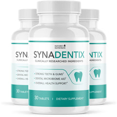 Nature’s NutriWave Synadentix tablets pack for convenient daily oral care