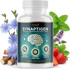 Nature’s NutriWave Synaptigen tablet close-up for daily wellness support