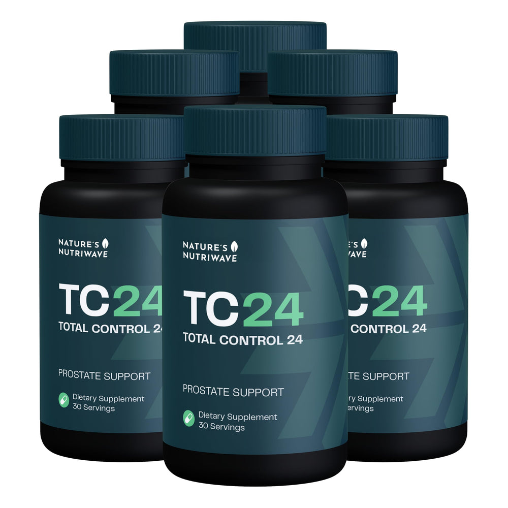 Nature's NutriWave TC24 bottle on table supports a simple daily wellness routine.