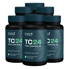 Nature's NutriWave TC24 bottle on table supports a simple daily wellness routine.