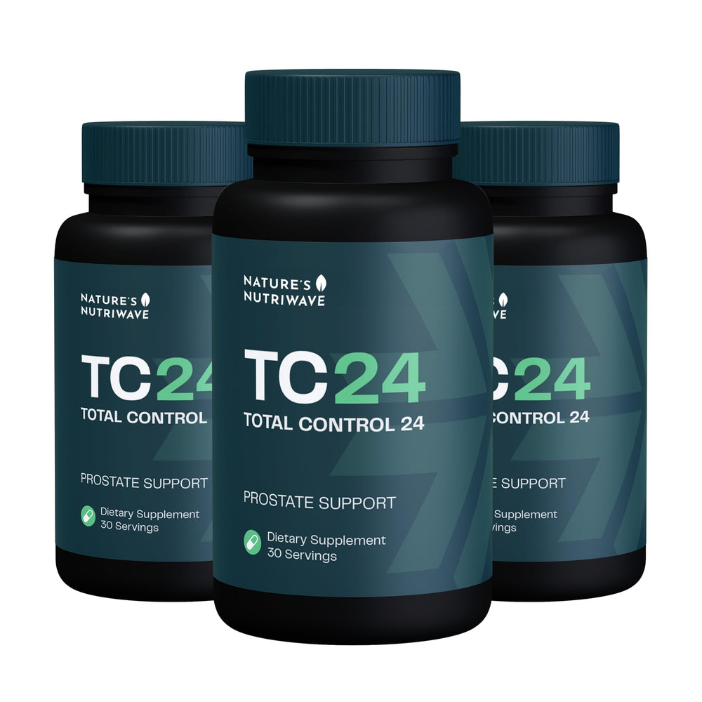 Nature’s NutriWave TC24 bottle for easy, stimulant-free daily wellness.