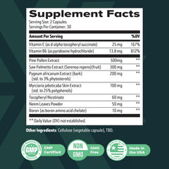 Nature’s NutriWave TC24 ingredients panel highlights natural, balanced components.