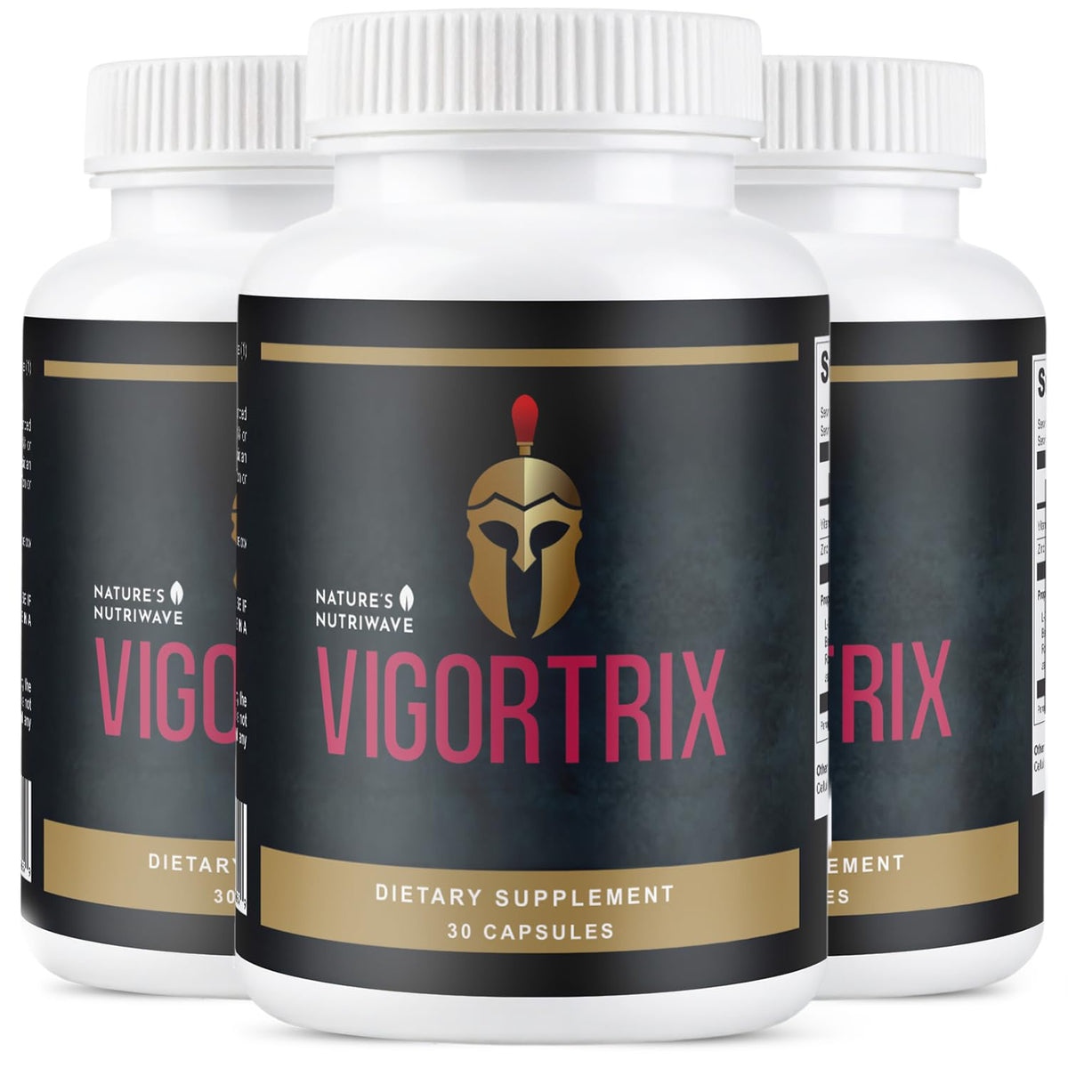 Nature’s NutriWave Vigortrix bottle front for daily wellness support