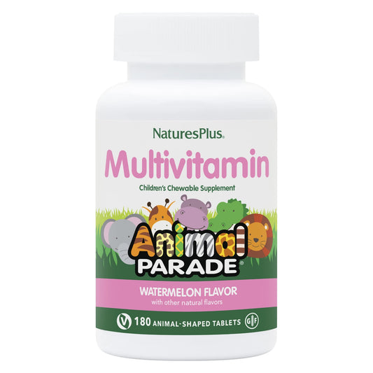 Nature's Plus Animal Parade Watermelon-flavored tablets for kids.
