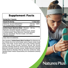 Nature's Plus Source of Life Garden D3 organic ingredients list signals clean, plant-based nutrition