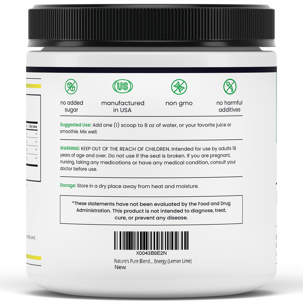 Nature's Pure Blend athlete in training using supplement for endurance support.