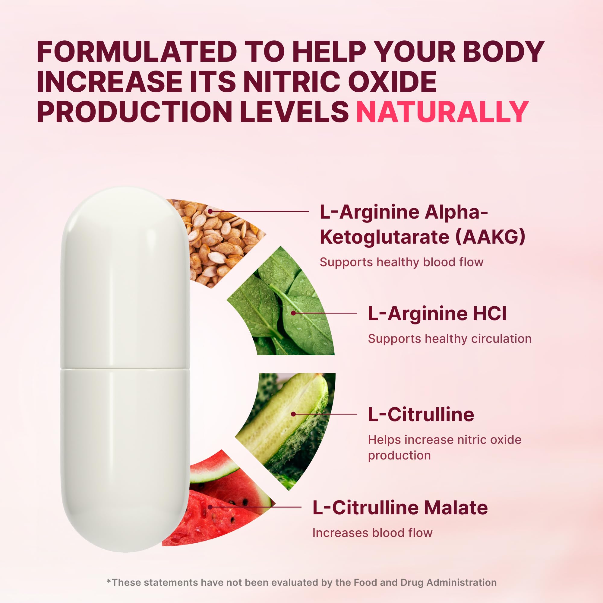 Nature's Pure Blend heart circulation support bottle promotes vascular wellness.