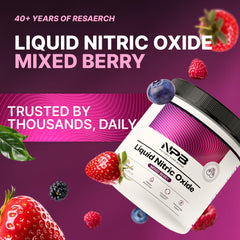 Nature's Pure Blend hero shot conveys premium fitness support for active lifestyles