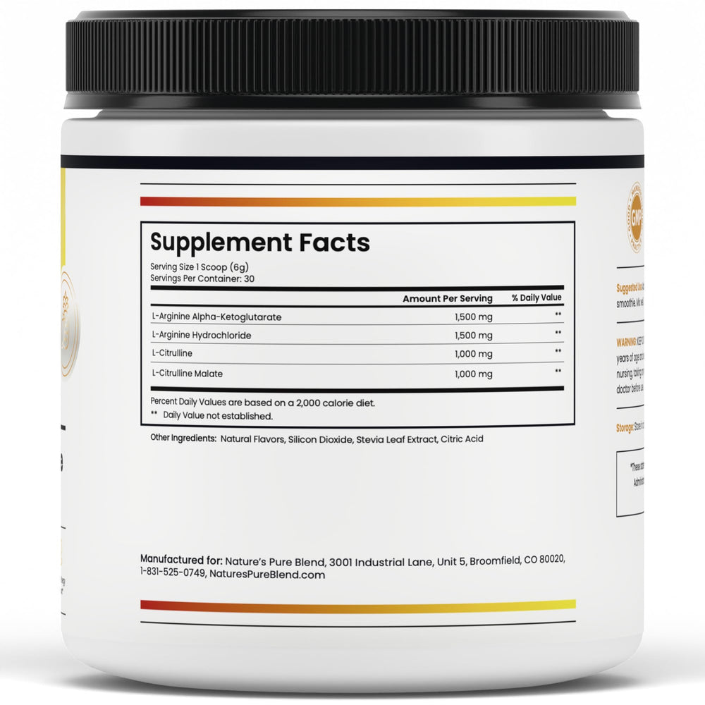 Athlete holding Nature's Pure Blend bottle suggesting endurance support
