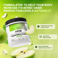 Nature's Pure Blend powder scoop shows easy mixing and fast absorption