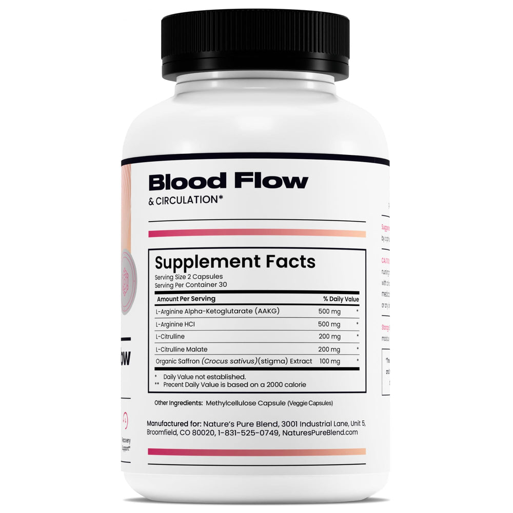 Nature's Pure Blend natural energy without caffeine jitters for active days.