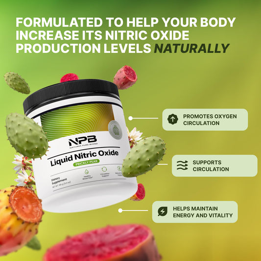 Nature's Pure Blend prickly pear flavor powder ready to mix for energy