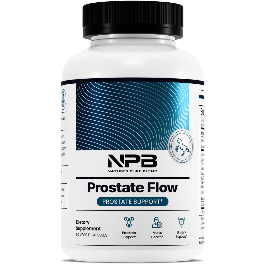 Nature's Pure Blend Prostate Flow bottle for daily urinary comfort