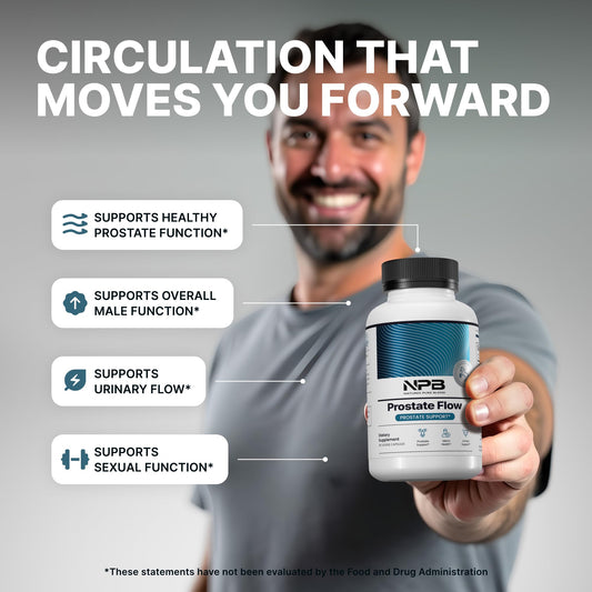 Nature's Pure Blend Prostate Flow capsules for easy daily use