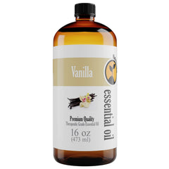 Natures-Star Vanilla essential oil 16oz bottle for aromatherapy and DIY blends.