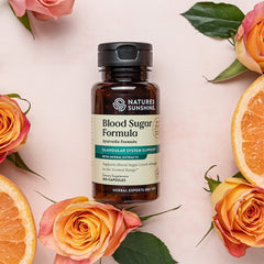 Nature's Sunshine Blood Sugar Formula capsules ready for everyday use in wellness routines.