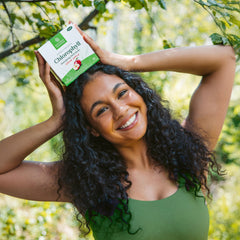 Nature's Sunshine chlorophyll stick on-the-go packaging for busy days.