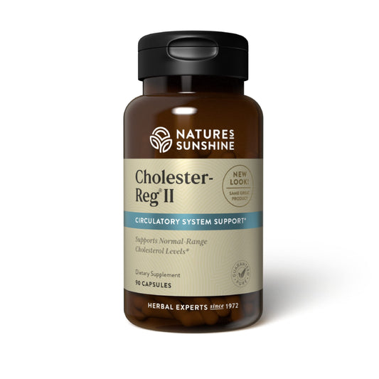 Nature's Sunshine Cholester-Reg II bottle front for circulation support.