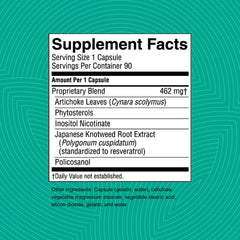 Nature's Sunshine Cholester-Reg II pills close-up showing resveratrol and policosanol.