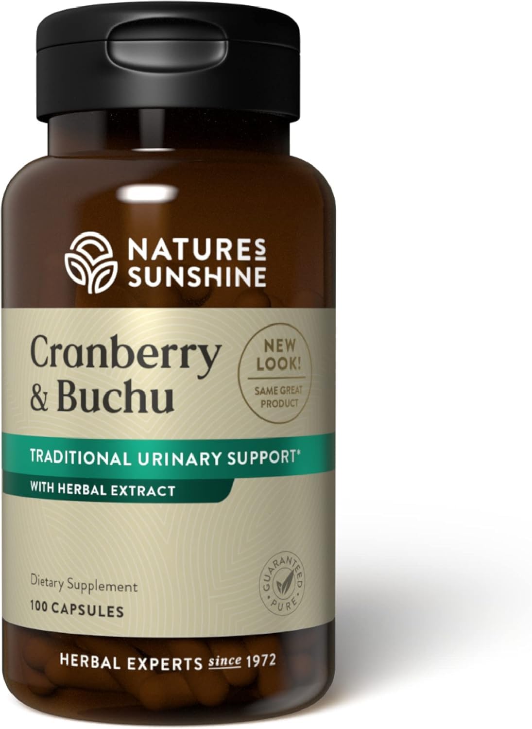 Nature's Sunshine Cranberry and Buchu Concentrate bottle for daily herbal support.