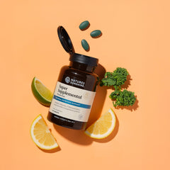 Nature's Sunshine heritage graphic emphasizes 50 years of herbal expertise.