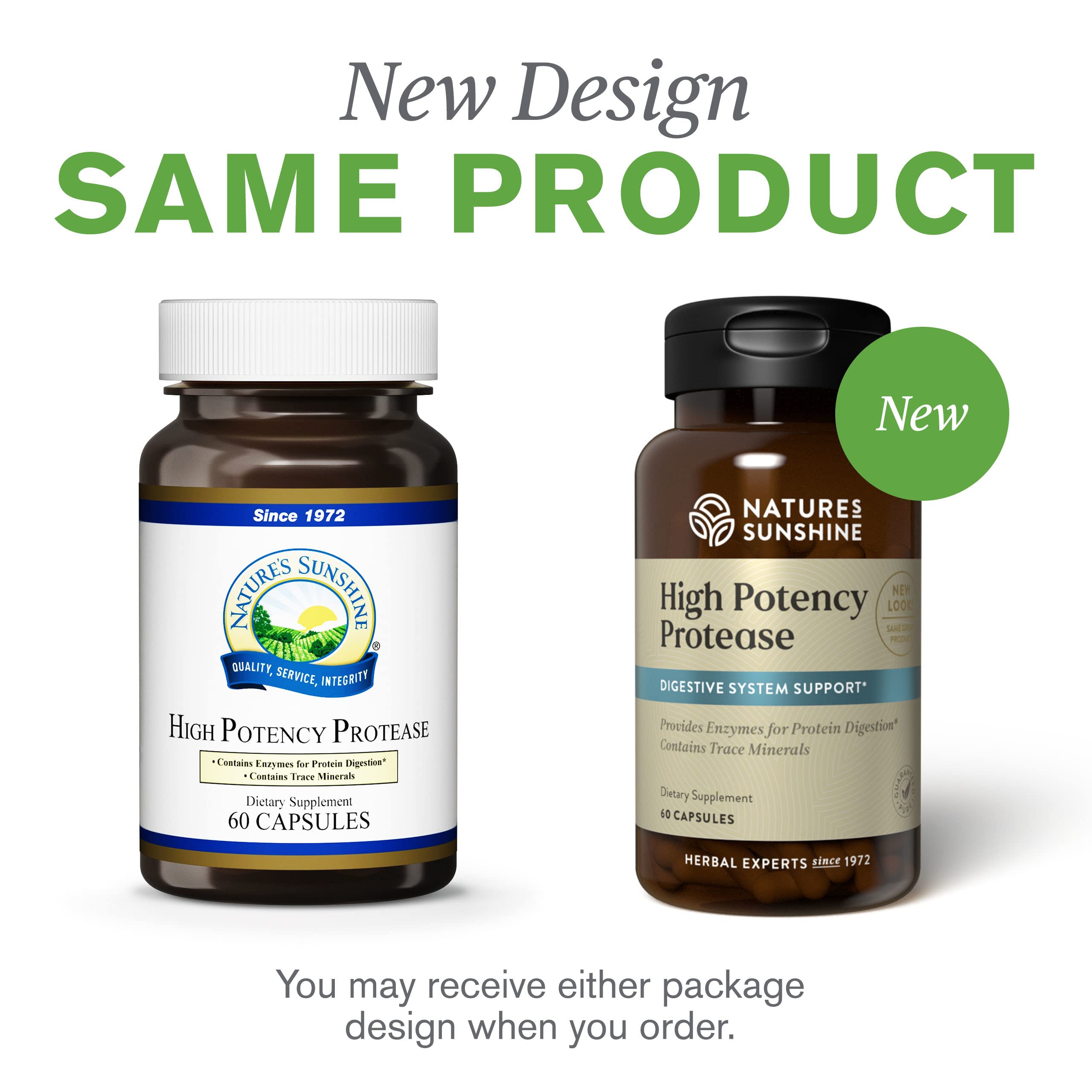 Nature's Sunshine High Potency Protease use-case lifestyle scene.