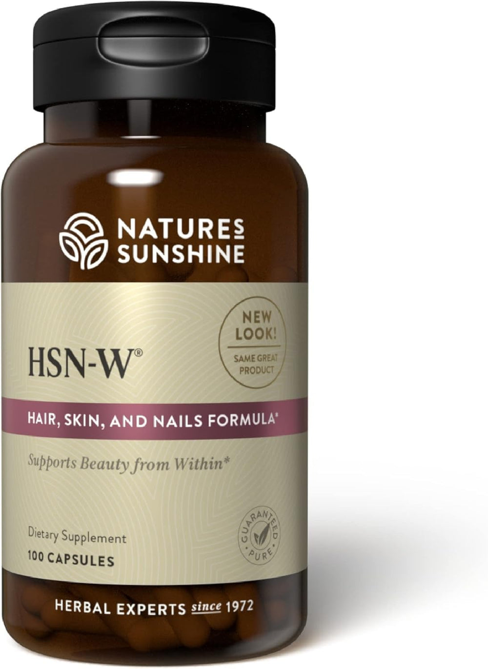 Nature's Sunshine HSN-W bottle front for daily wellness support and trusted quality.