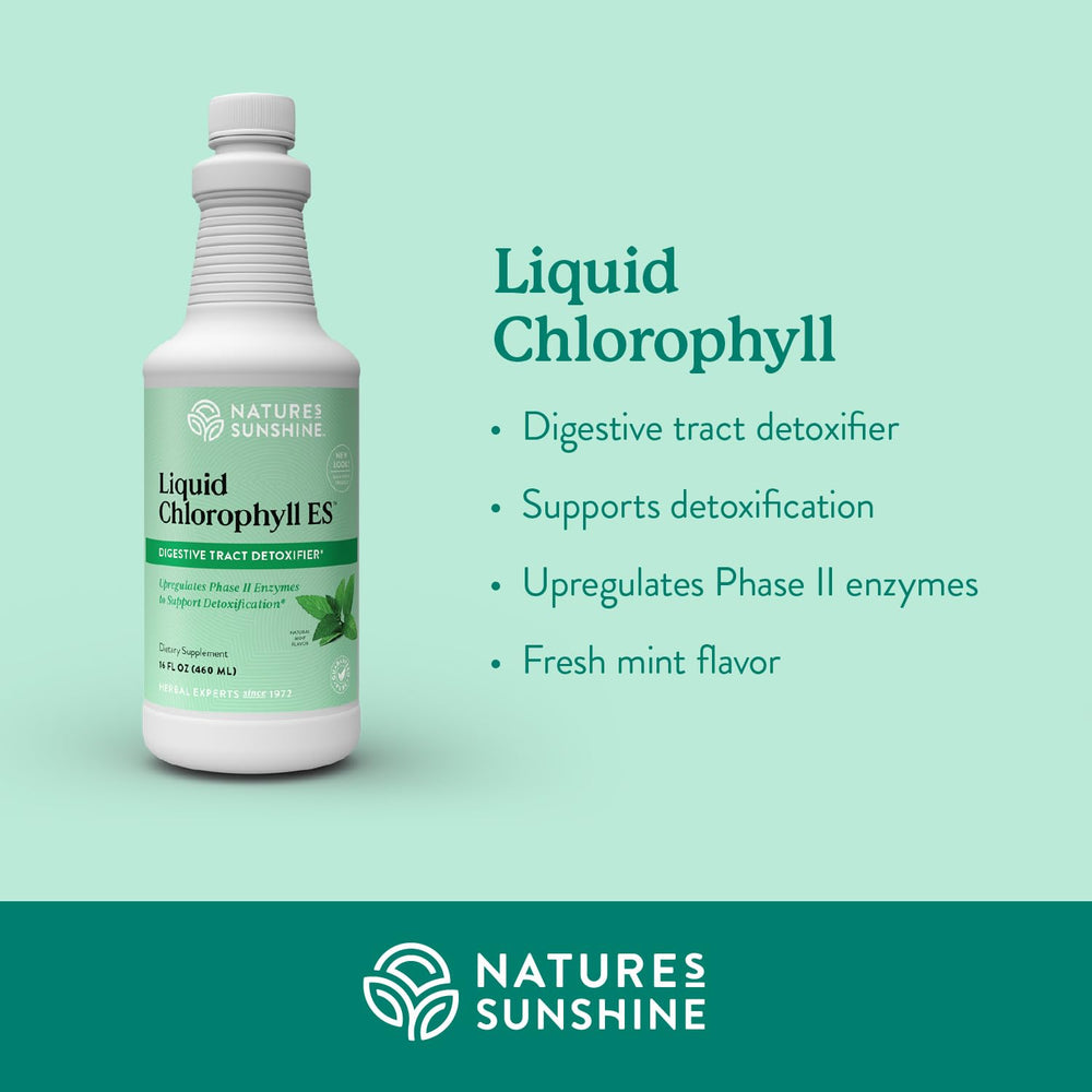 Nature's Sunshine bottle shows spearmint oil on label for fresh flavor.