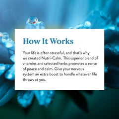 Nutri-Calm tablets tucked in a drawer for discreet stress support.