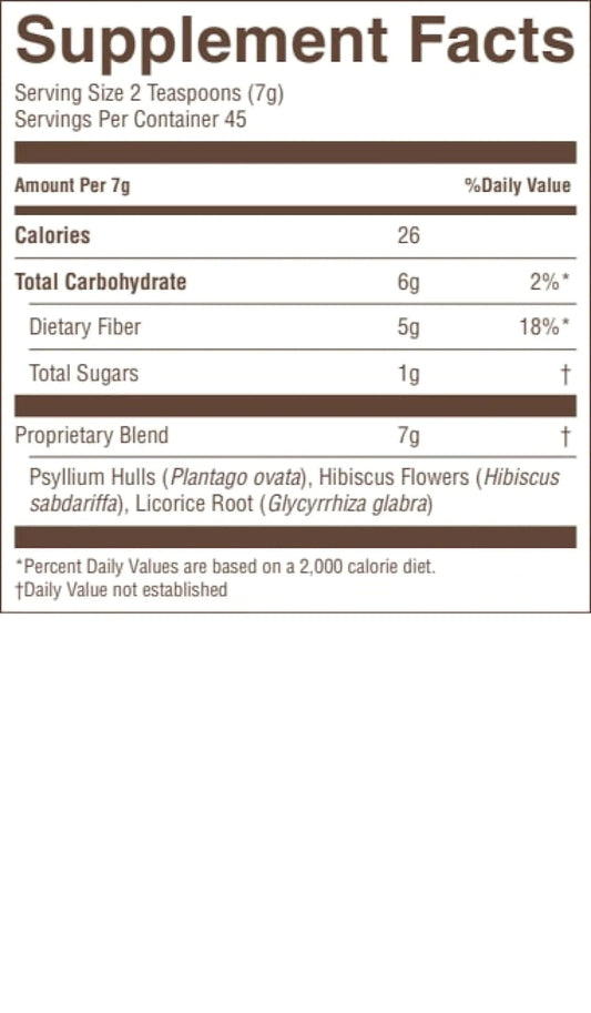 Nature's Sunshine Psyllium Hulls bulk bottle highlights natural ingredients for versatile use