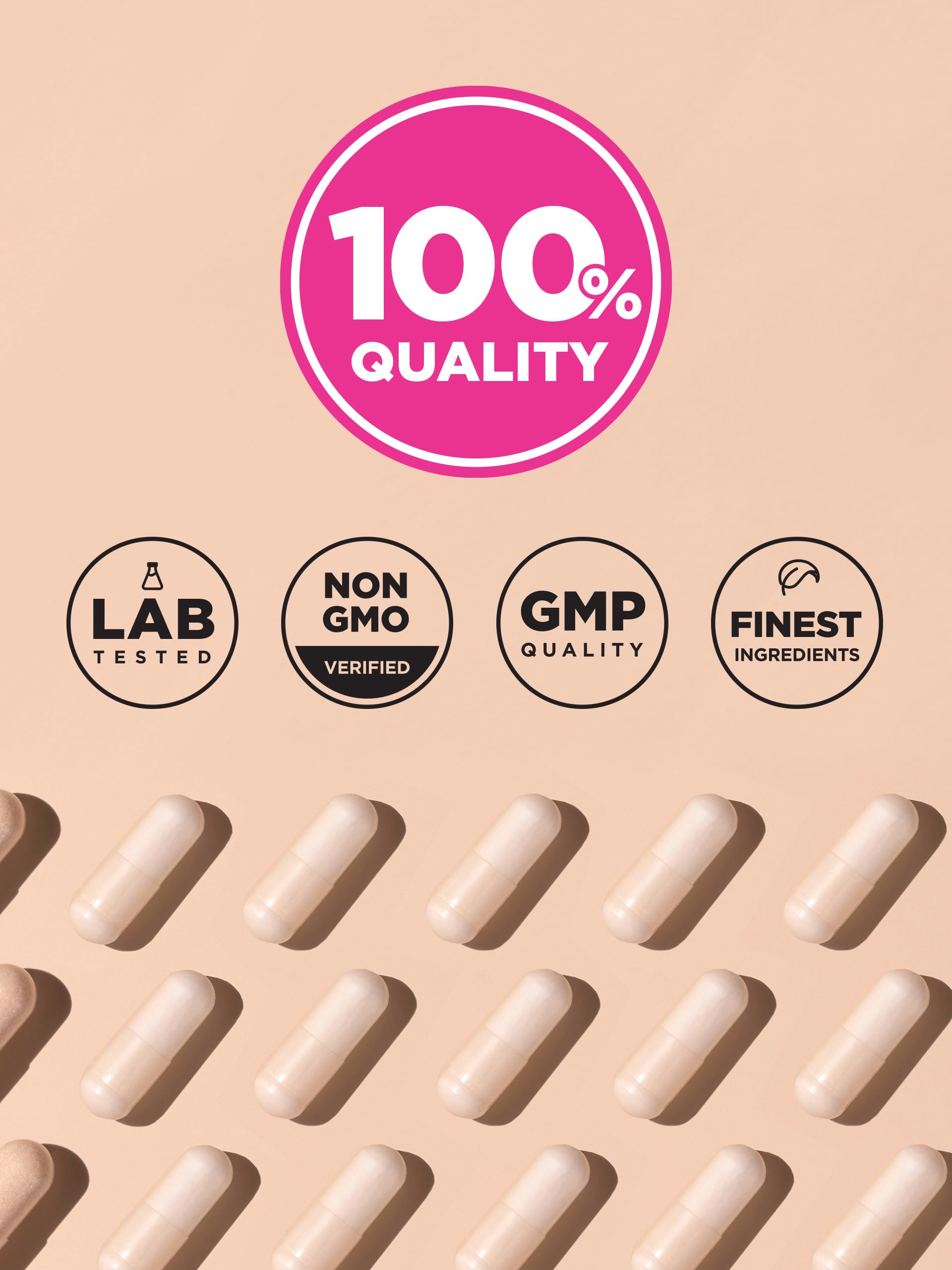 Manufactured in the United States with cGMP seal