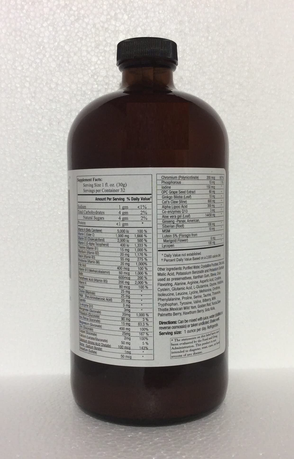 Nature's Unique Vita-Min Plus Herbs herbal-complex features 14 herbs for comprehensive nutrition.