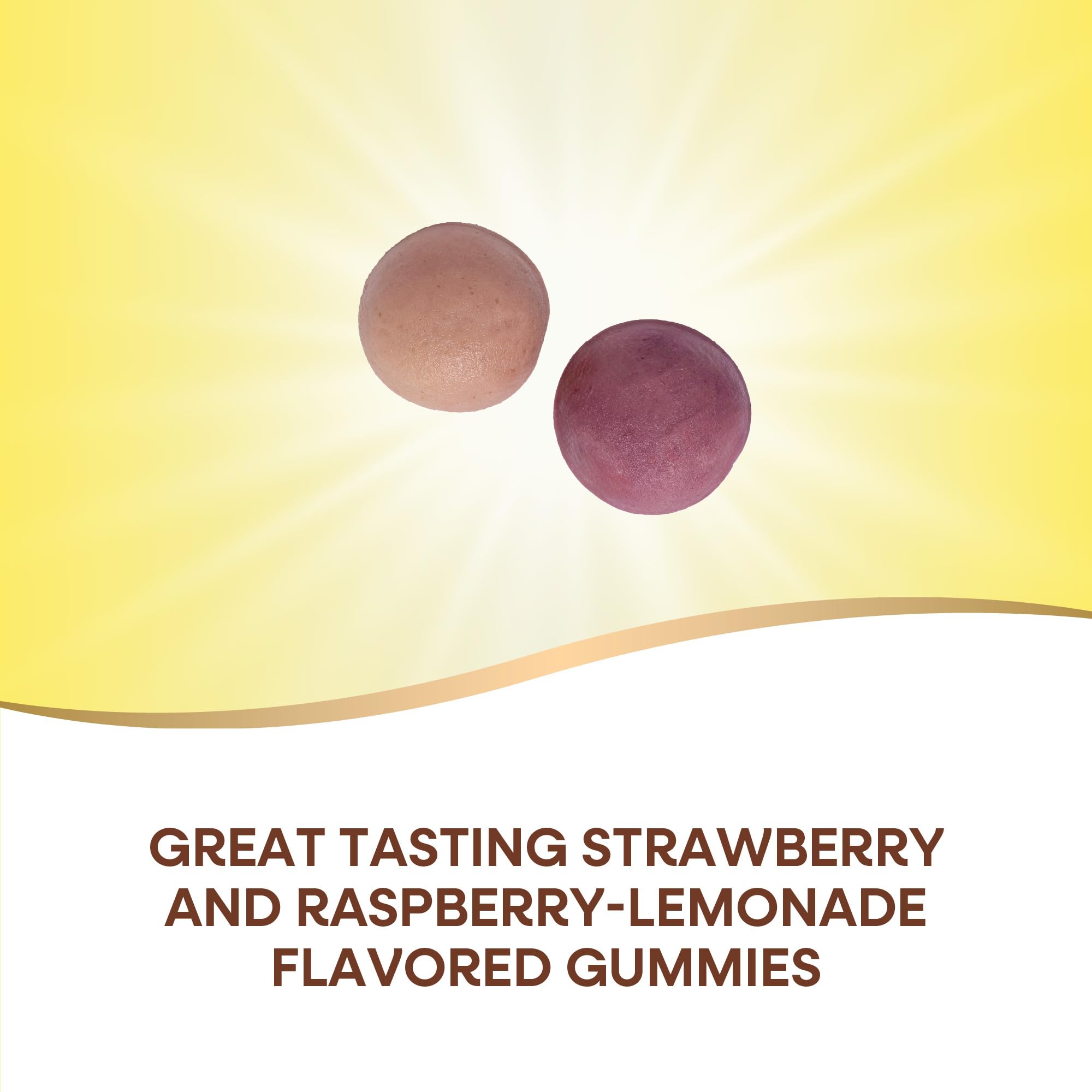 Nature's Way Alive! strawberry flavor gummies for a tasty daily calcium option.