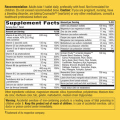 Nature's Way Alive Daily Energy bottle back showing gluten-free and caffeine-free formula