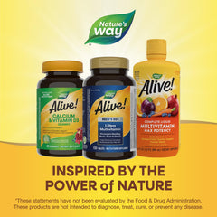 Nature's Way Alive! 50+ is gluten-free and free from artificial colors