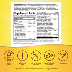Nature's Way Alive vegetarian formula with kale, spinach, and collards for plant minerals