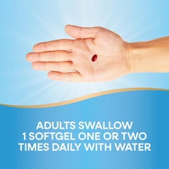 CalmAid softgels ready for daily use with non-drowsy support.
