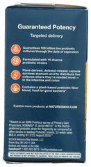 Acid-resistant capsules protect cultures against stomach acid.