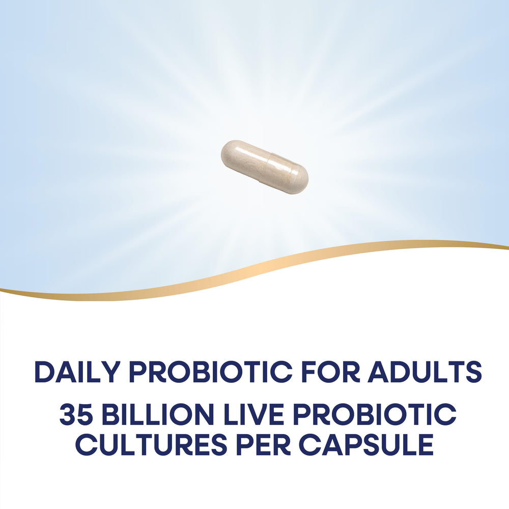 Nature's Way Fortify Optima enteric coating detail on capsules for gut delivery.