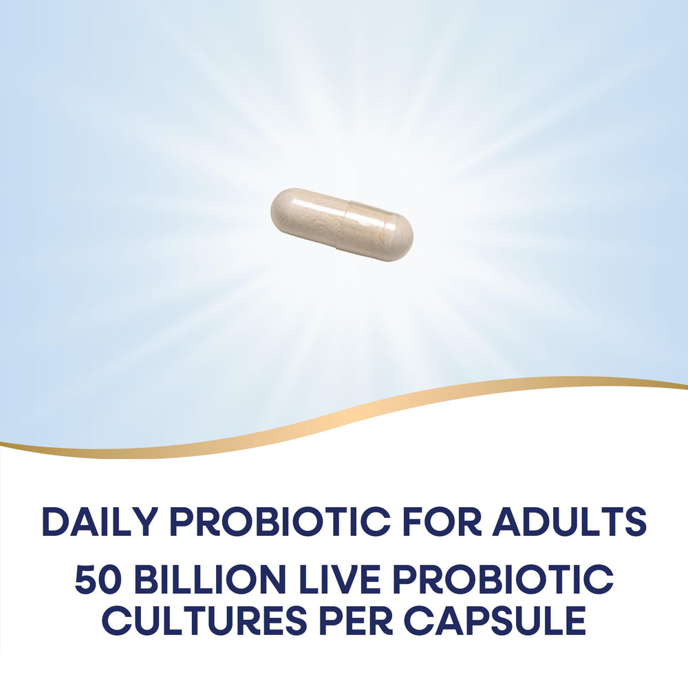 Closeup of Fortify Optima label highlighting six probiotic strains.