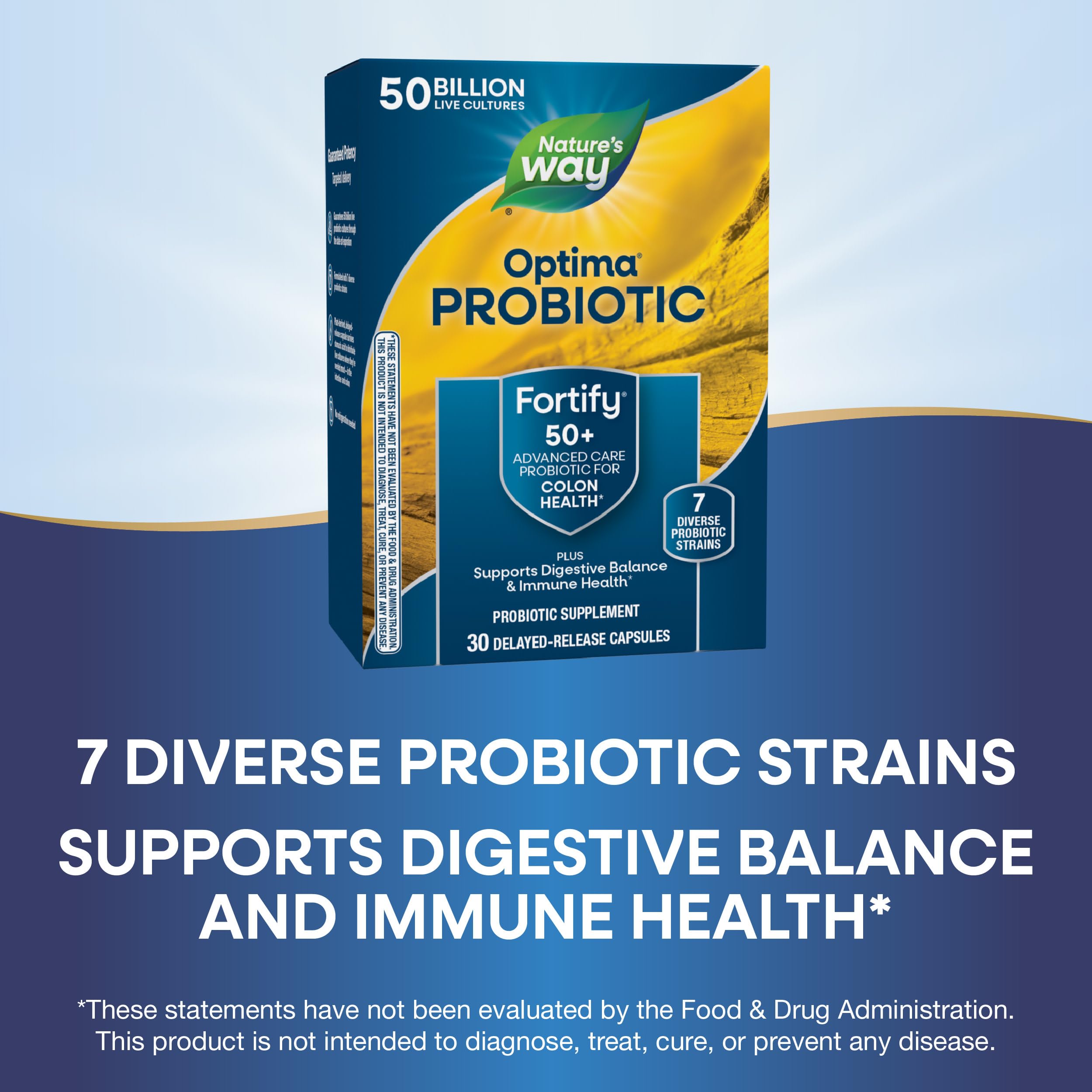 Adults taking one Fortify Optima capsule for daily digestive support.