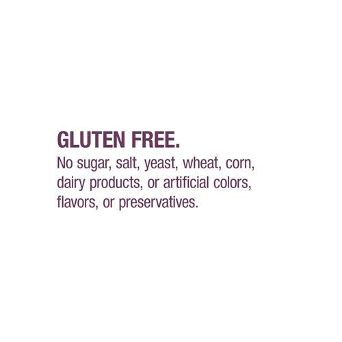 Nature's Way oregano oil box displaying gluten-free label