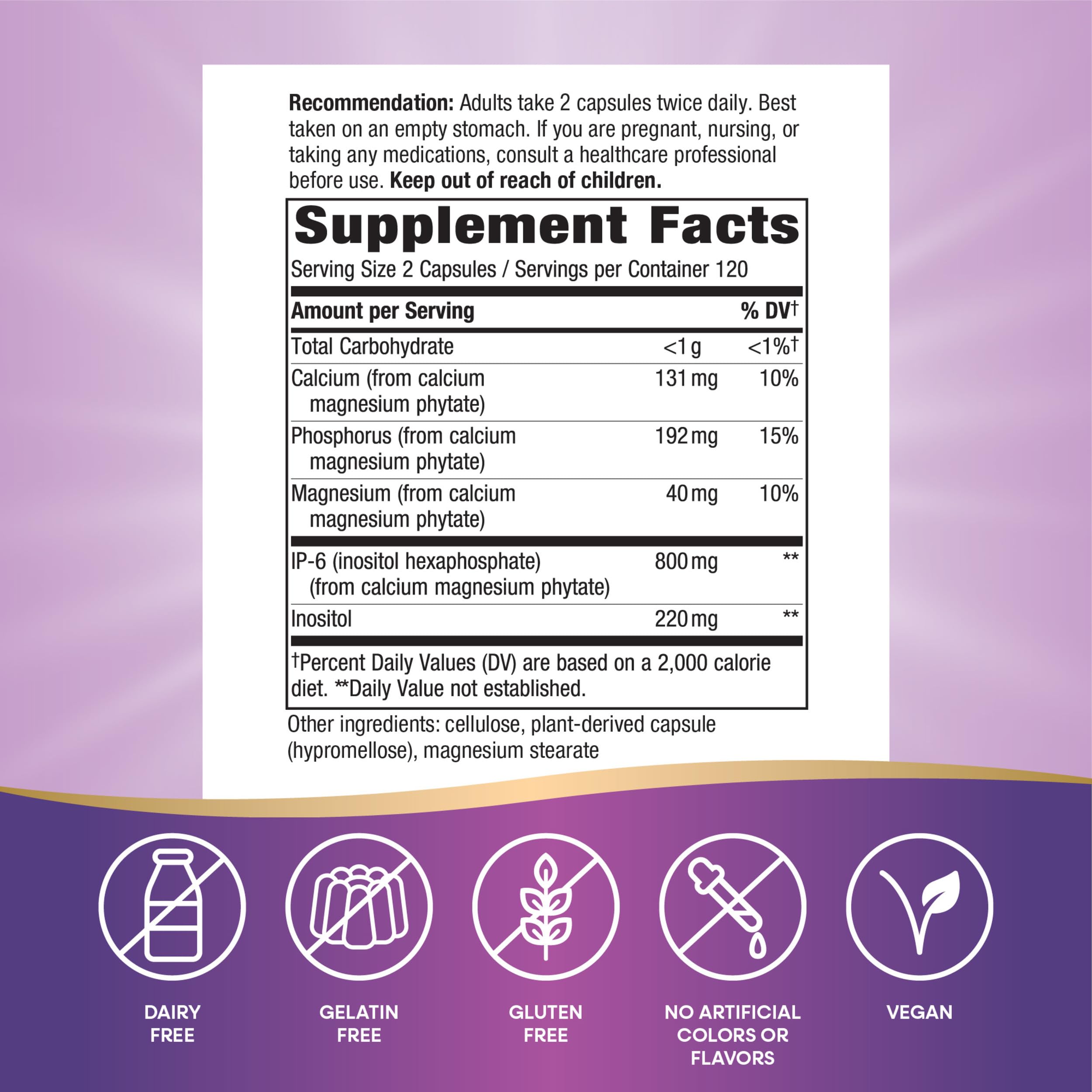 Nature's Way gluten-free vegan icons indicating diet compatibility.