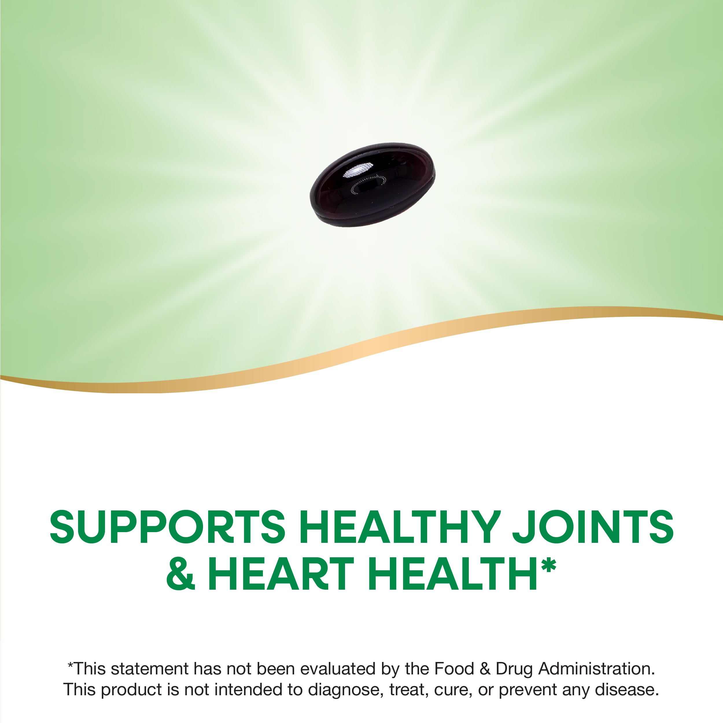 Nature's Way Krill Oil softgels arranged for easy swallowing and daily use